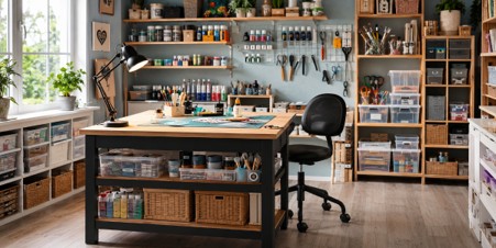 Stanza hobby: come crearne una a prova di macchie e disordine